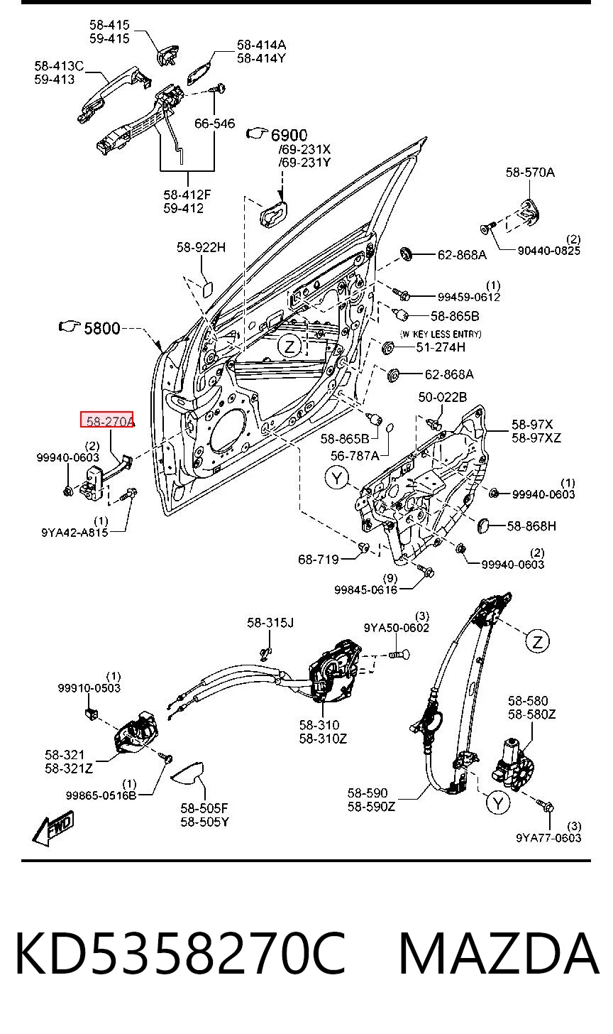 KD5358270C Mazda