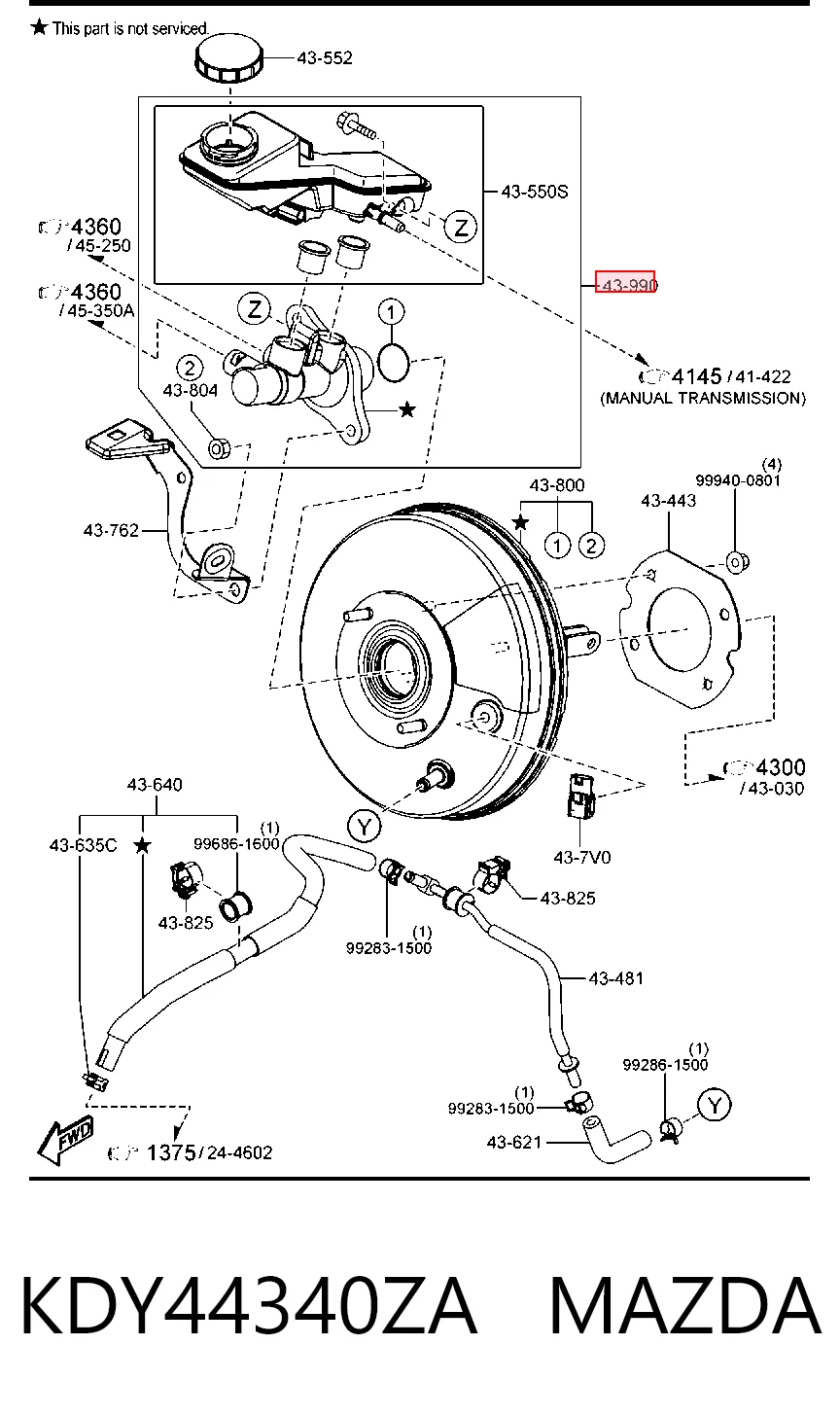 KDY44340ZA Mazda
