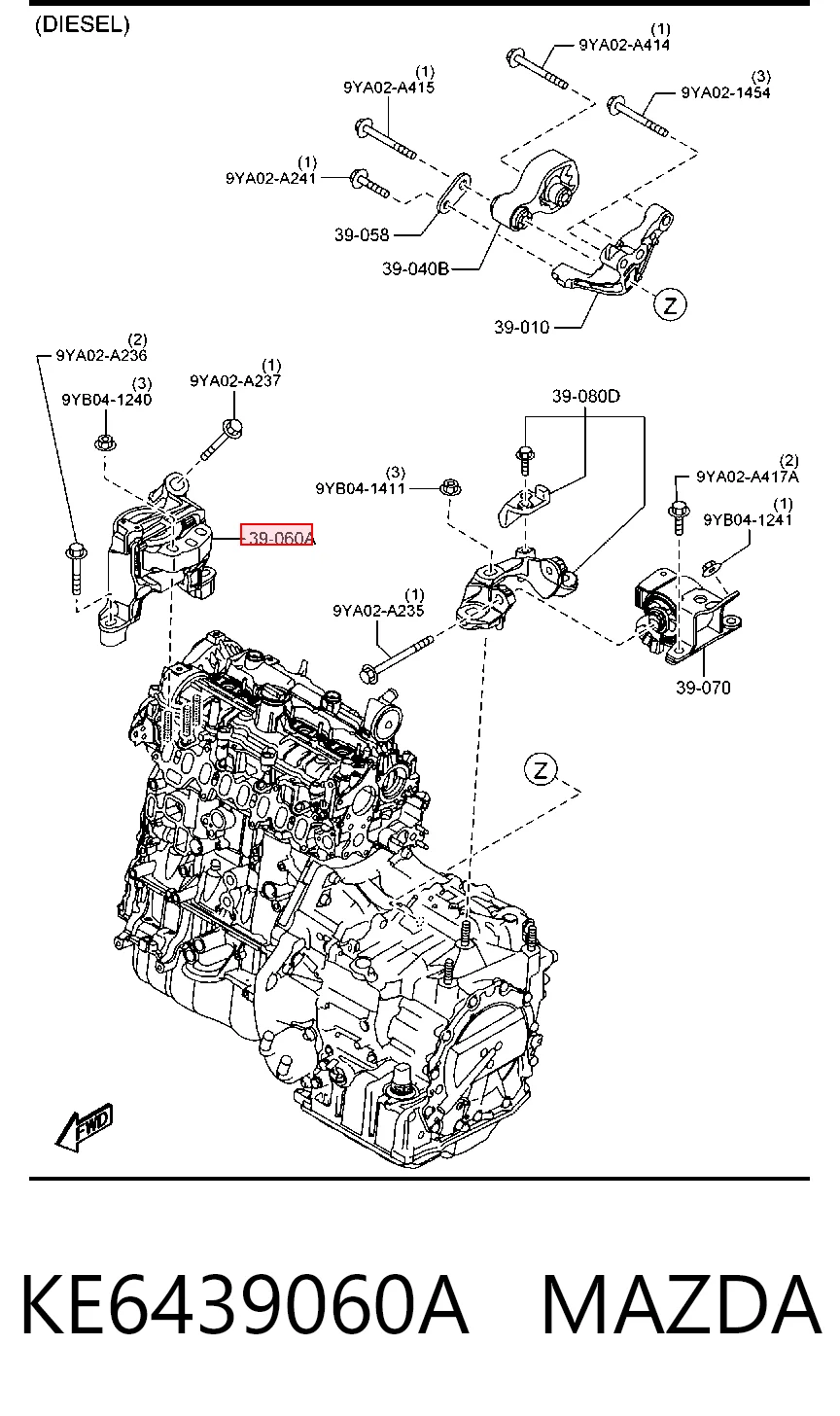 KE6439060A Mazda