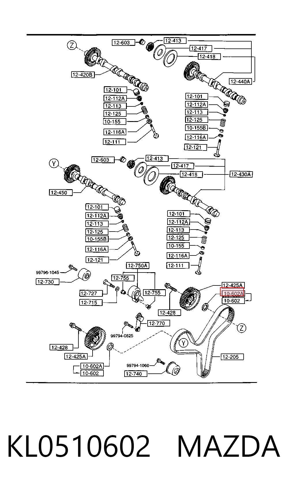 Comprar Retén, árbol de levas Mazda 323 F V BA