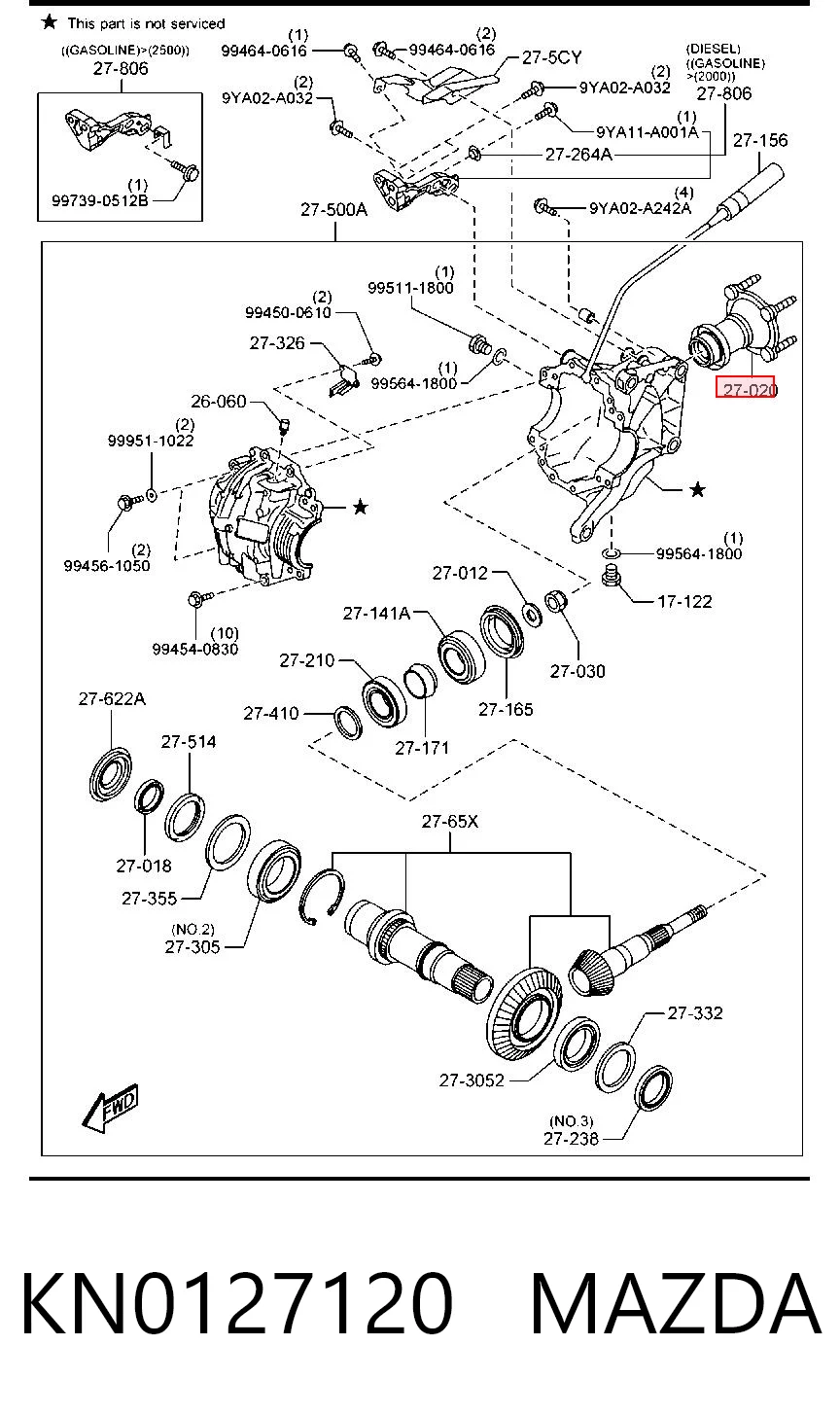 KN0127120 Mazda