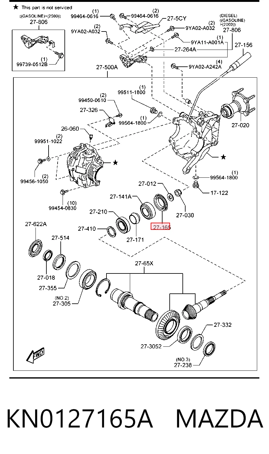 KN0127165A Mazda