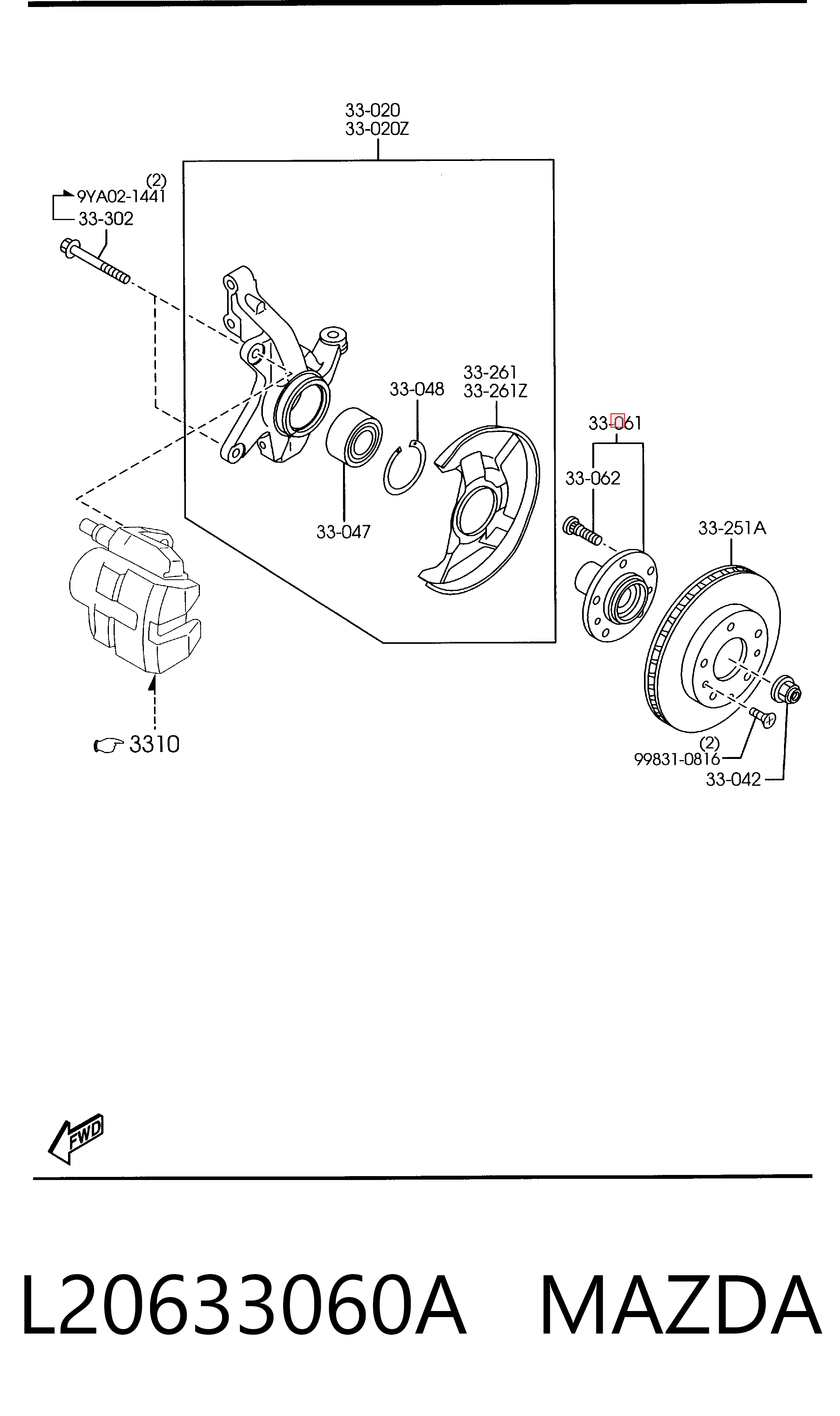 L20633060A Mazda