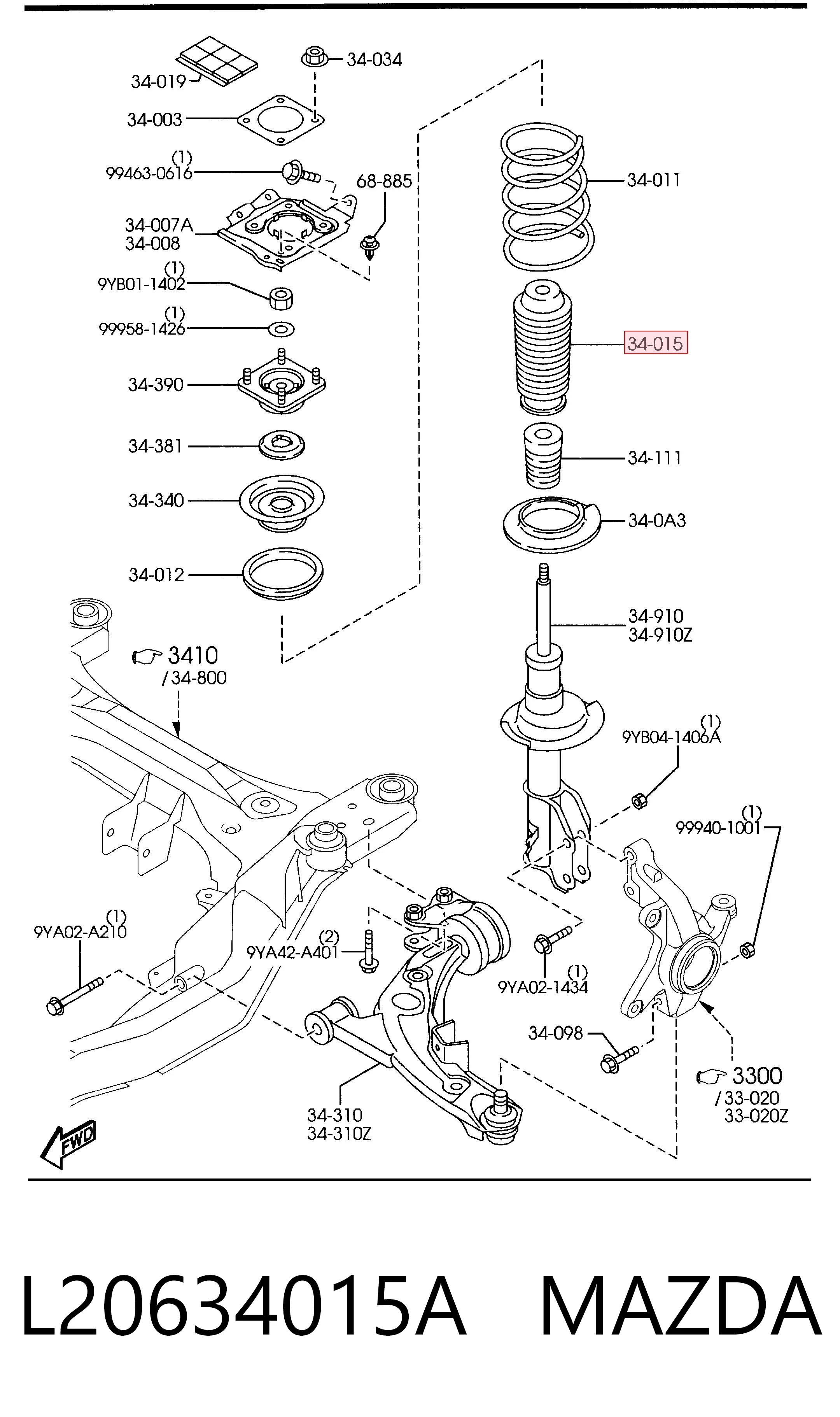 L20634015A Mazda