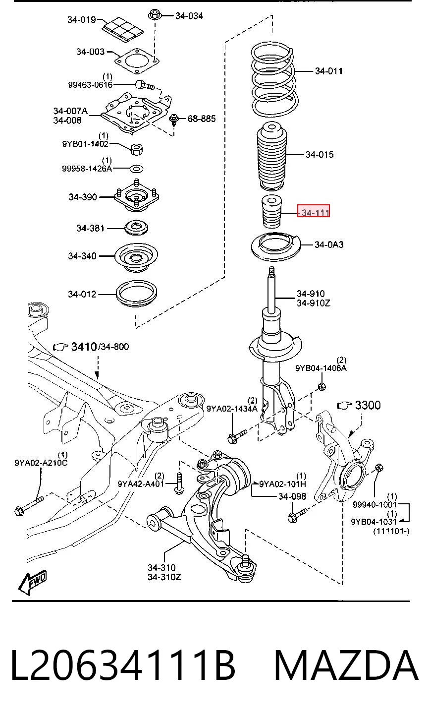 L20634111B Mazda