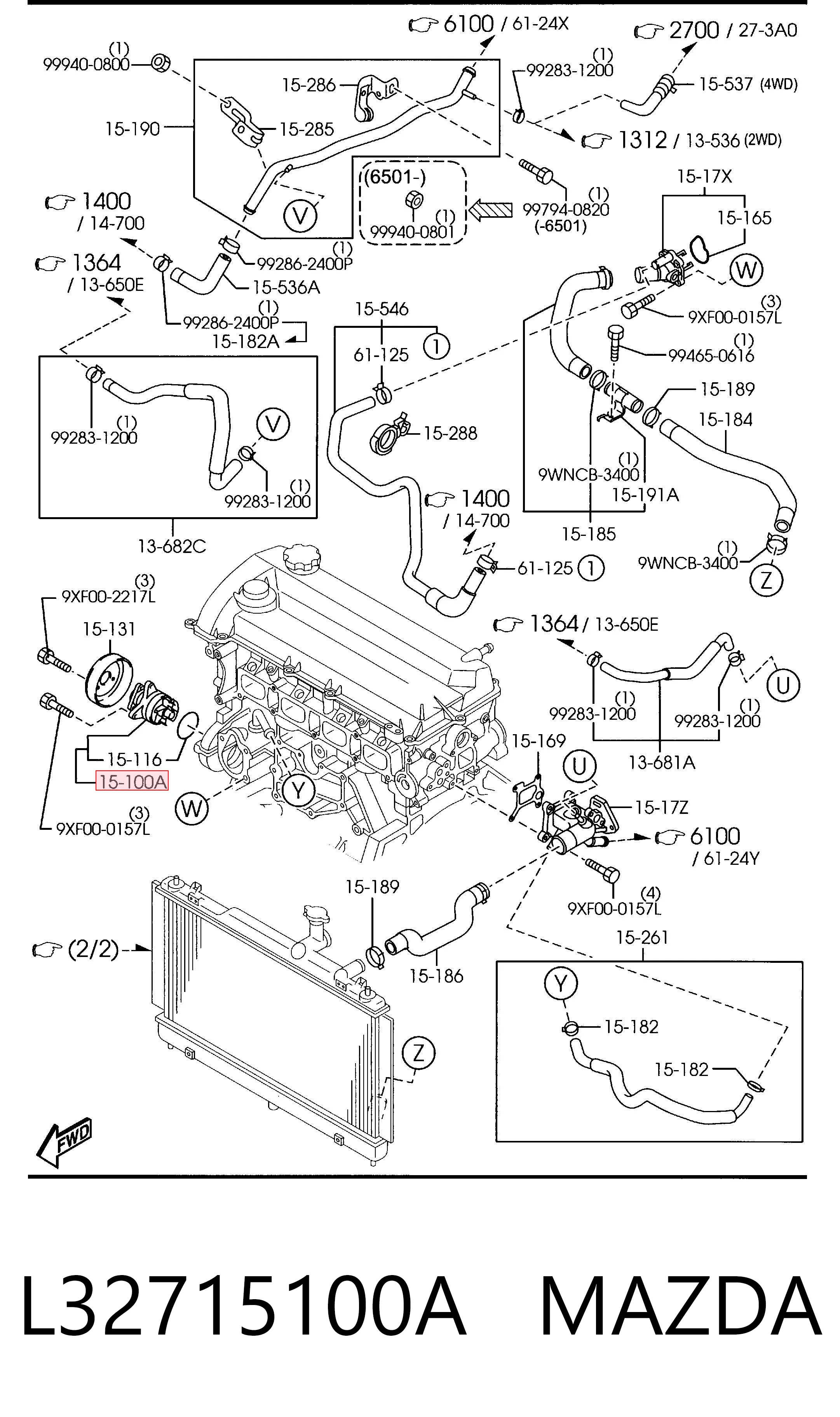 L32715100A Mazda