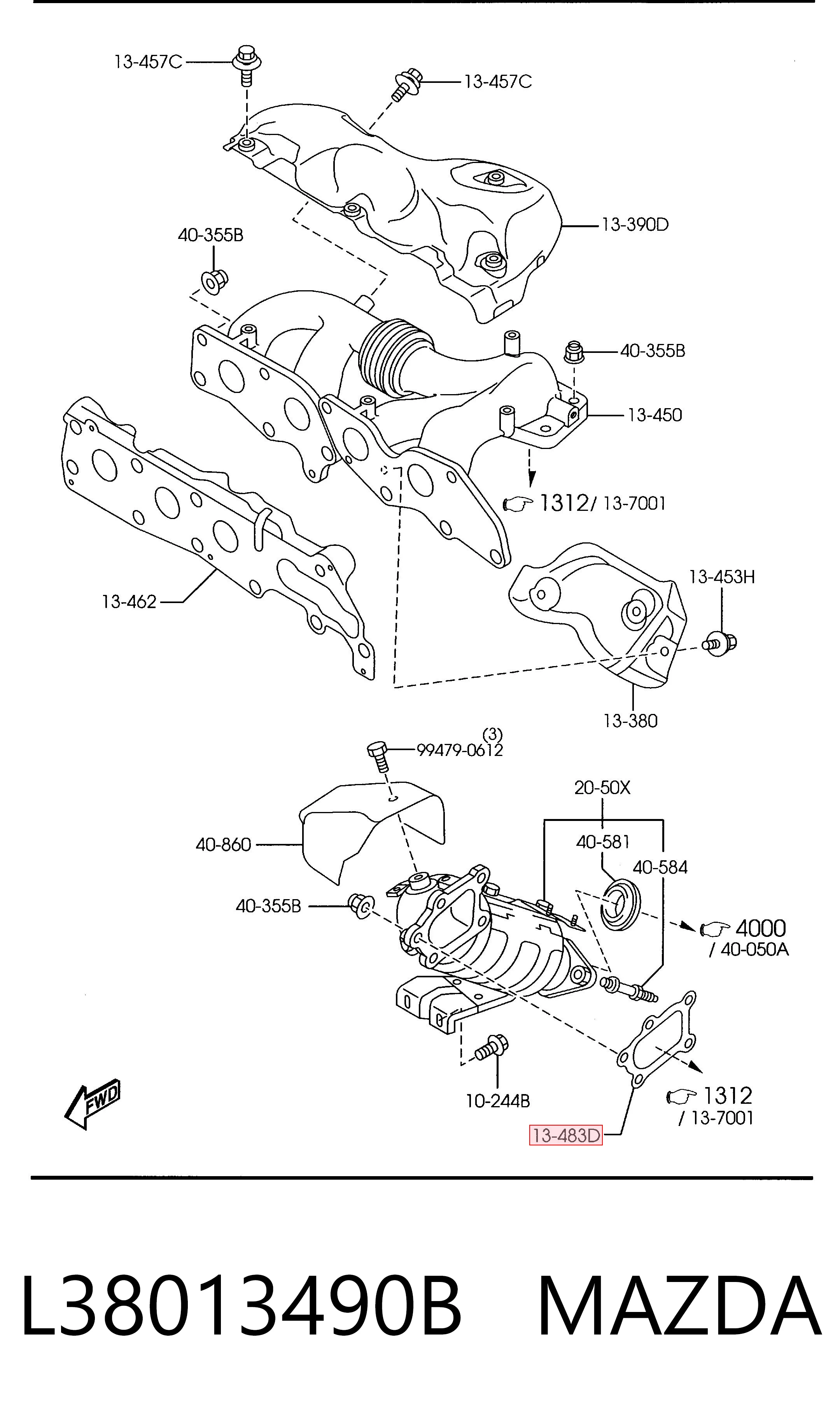 L38013490B Mazda