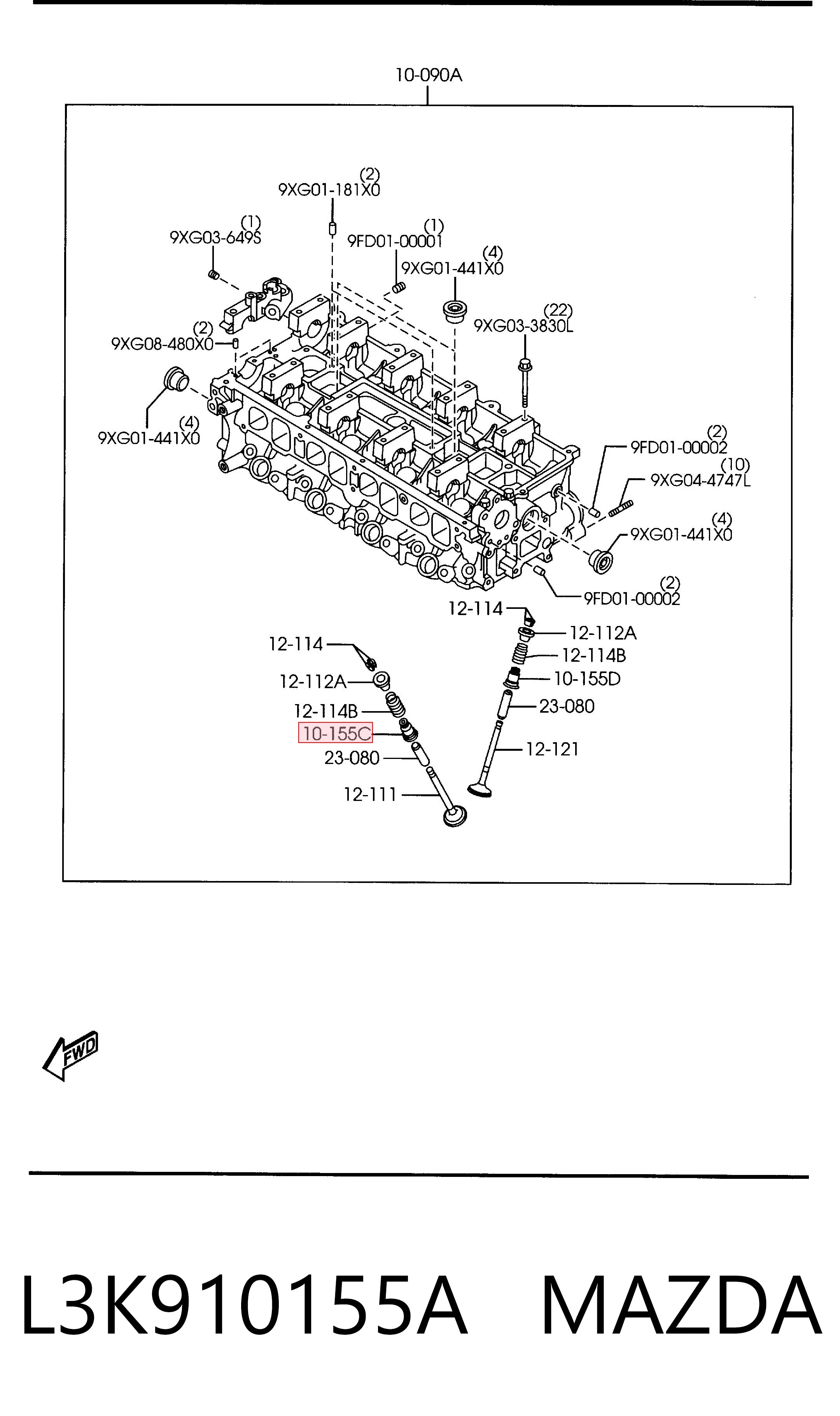 L3K910155A Mazda