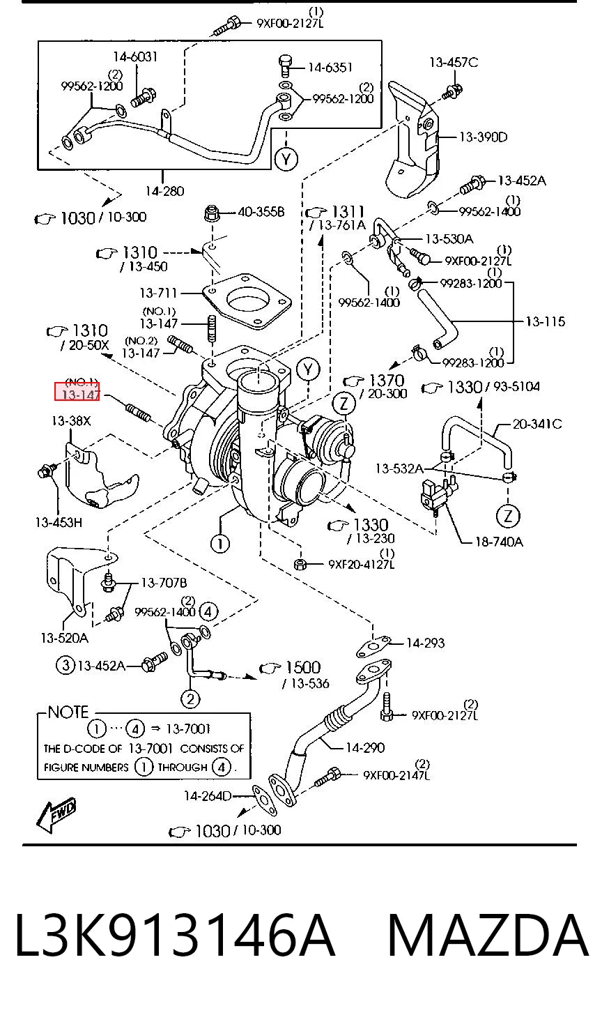 L3K913146A Mazda