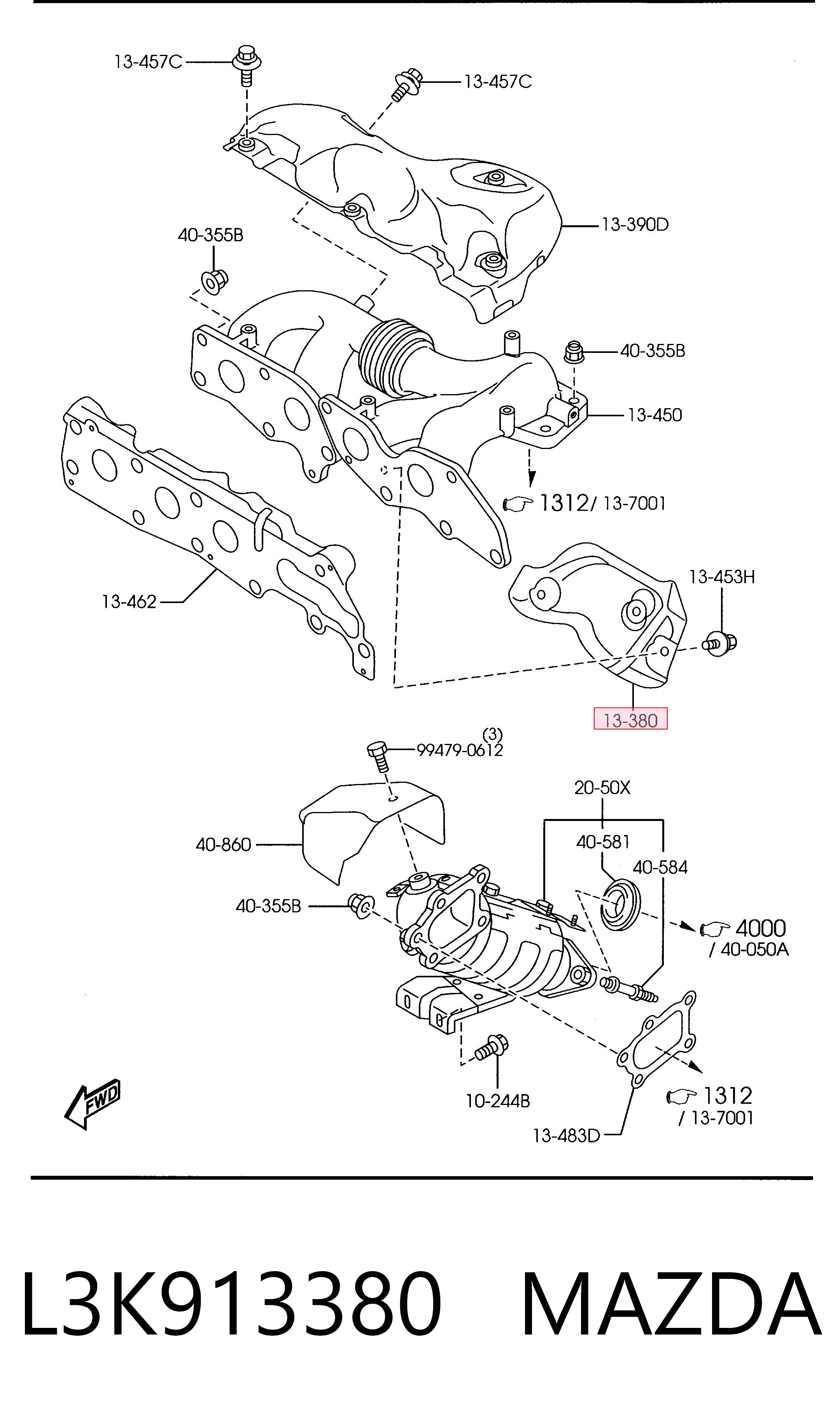 L3K913380 Mazda
