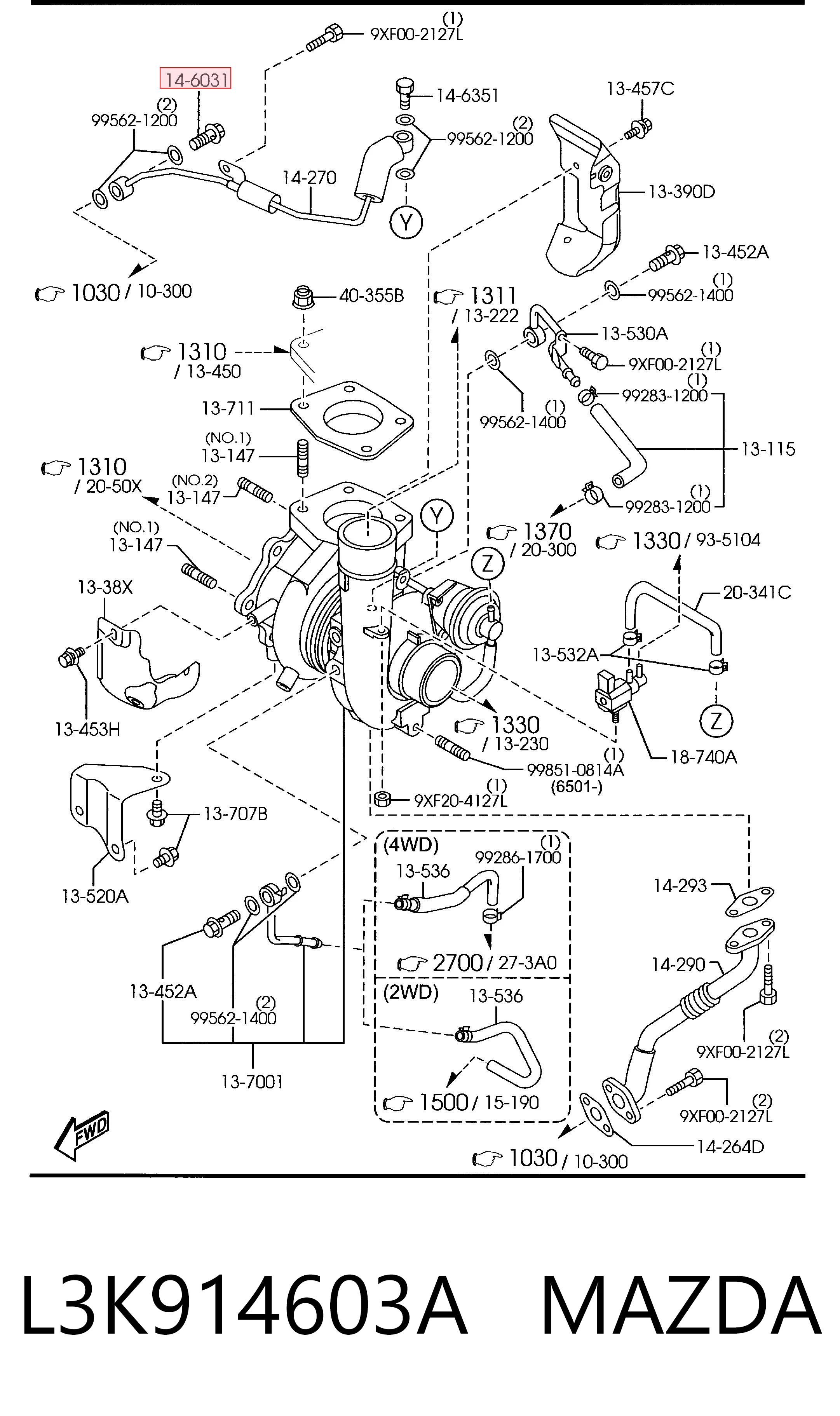 L3K914603A Mazda