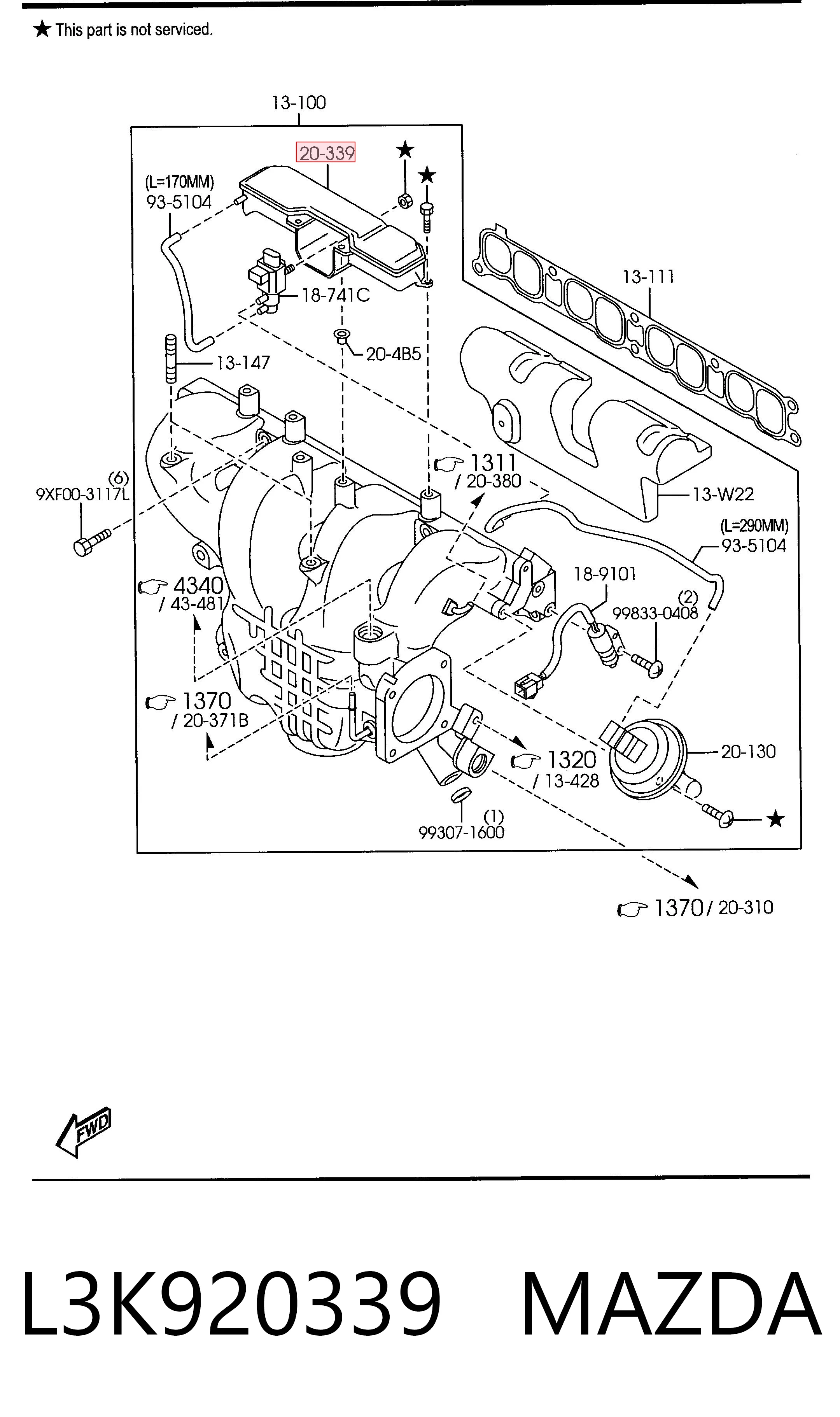 L3K920339 Mazda