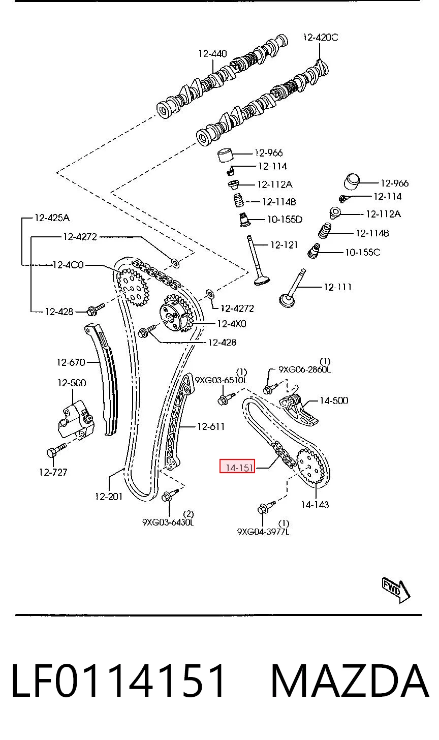 LF0114151 Mazda