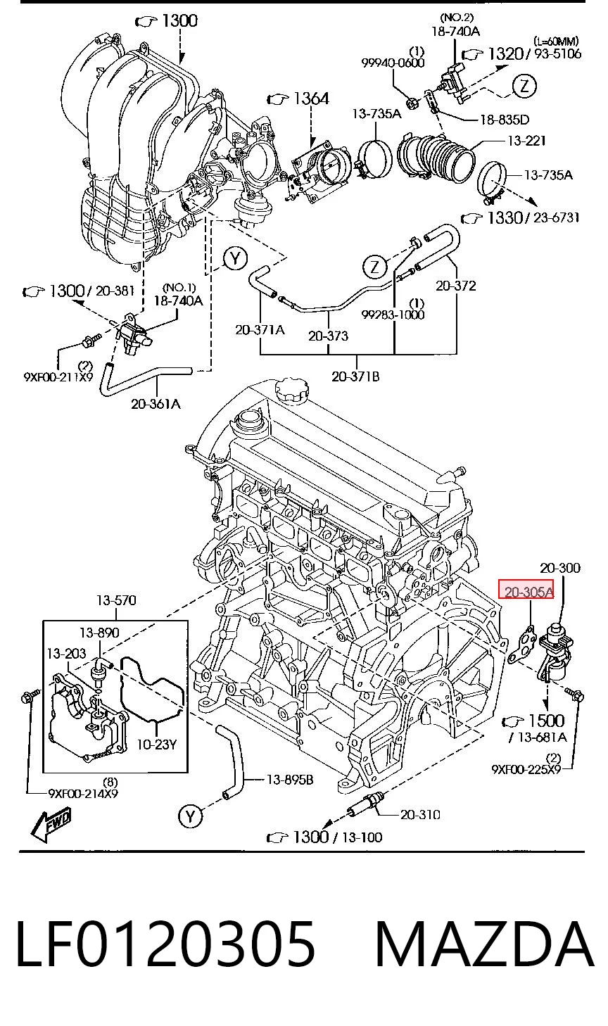 LF0120305 Mazda