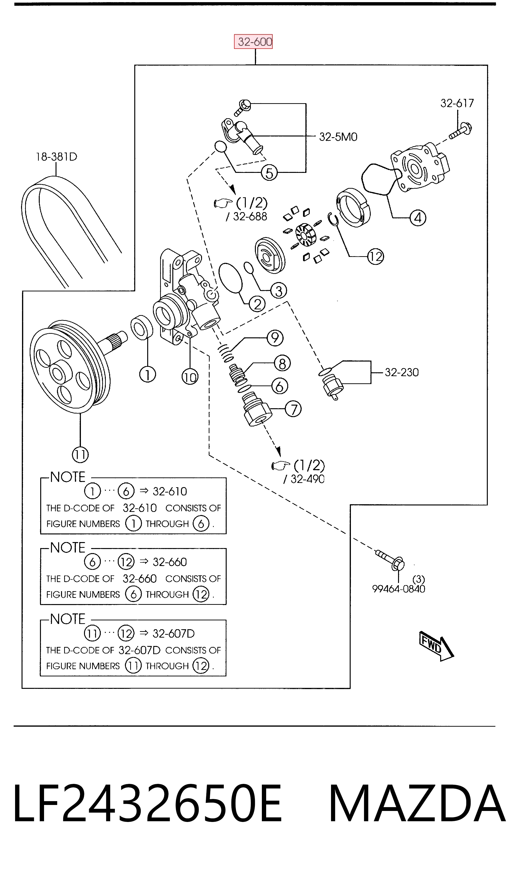 LF2432650E Mazda