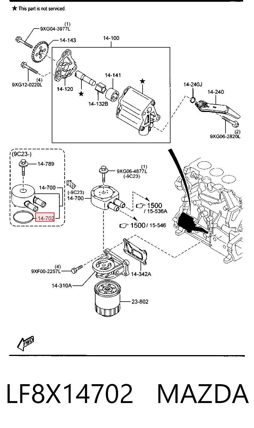 LF8X14702 Mazda