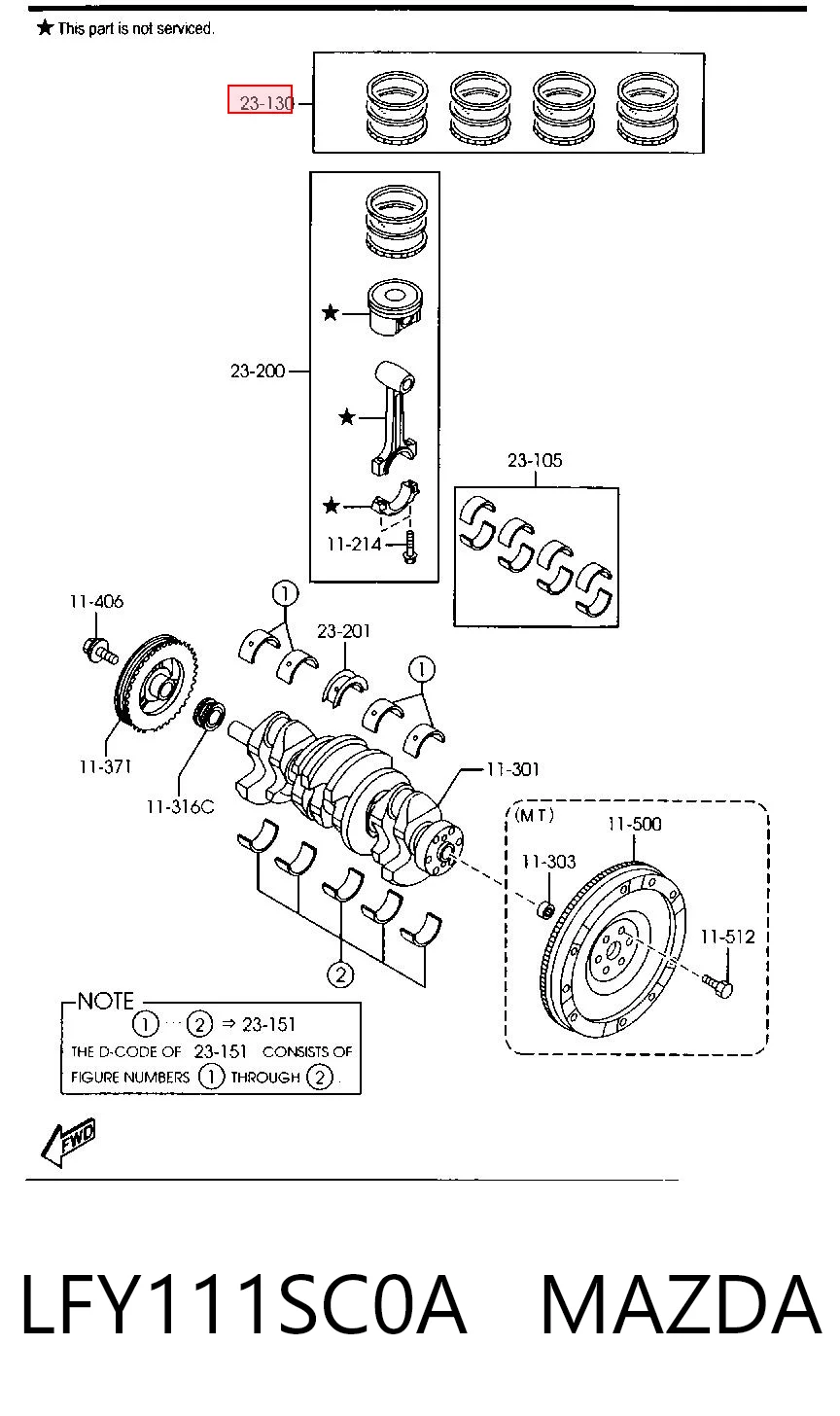 LFY111SC0A Mazda