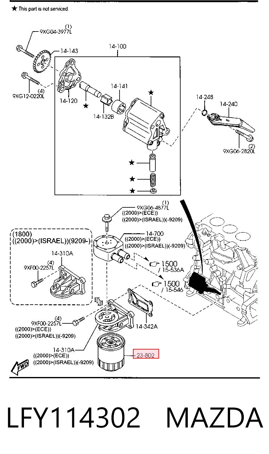 LFY114302 Mazda