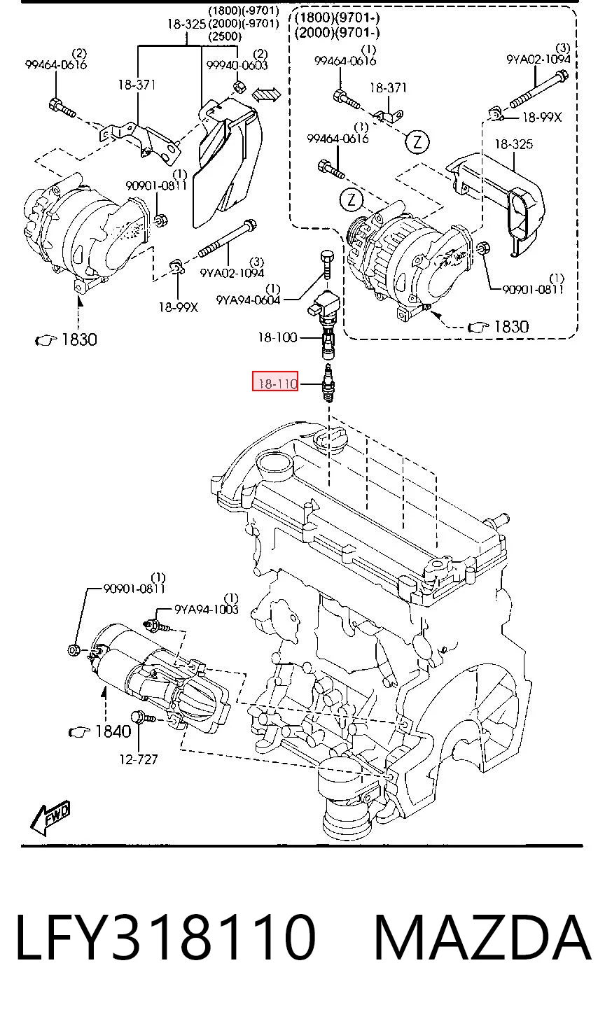 LFY318110 Mazda