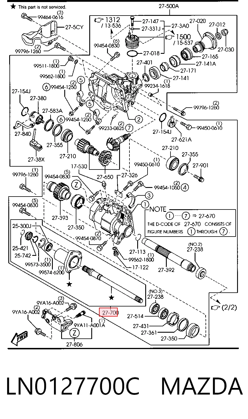 LN0127700C Mazda