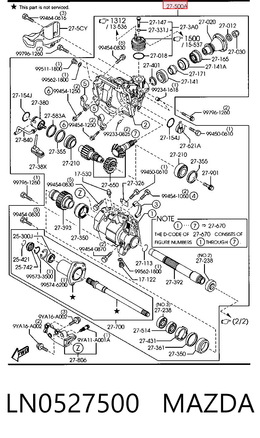 LN0527500 Mazda
