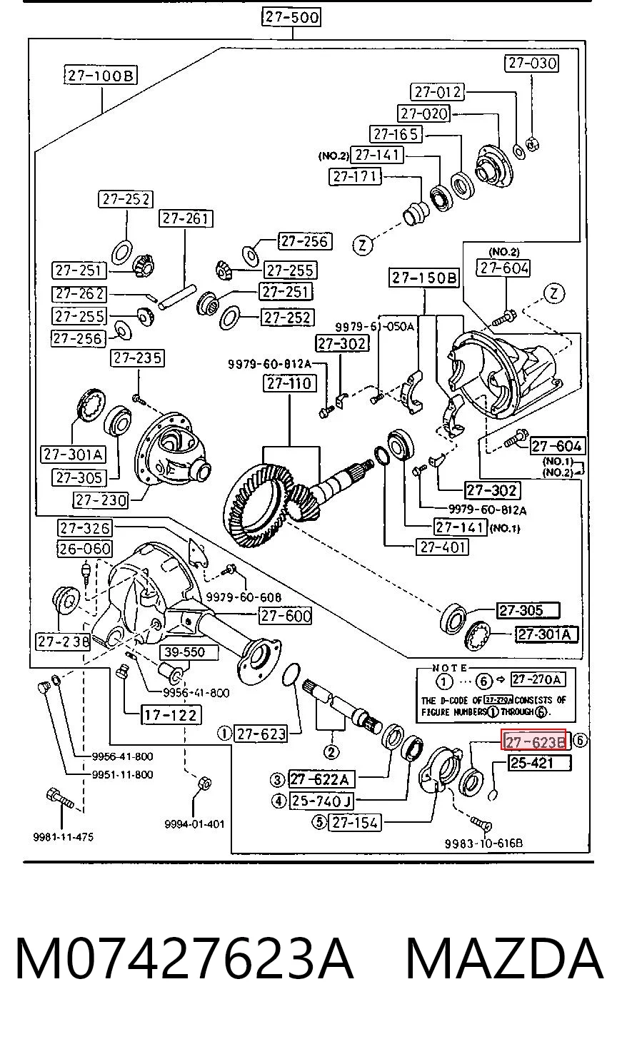 M07427623A Mazda