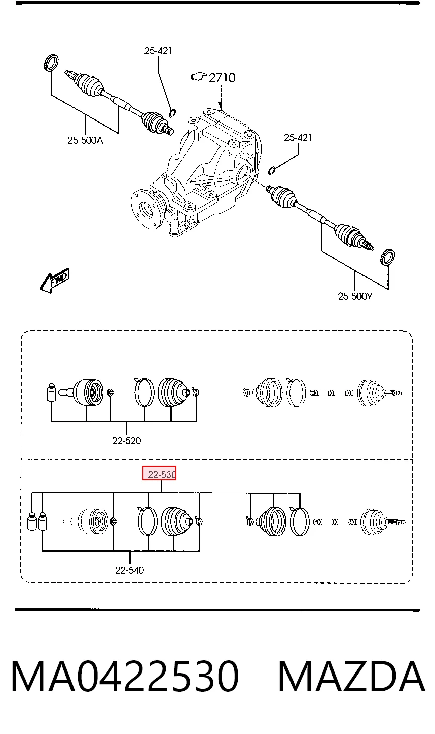 Fuelle de palier delantero exterior Hyundai Accent 4