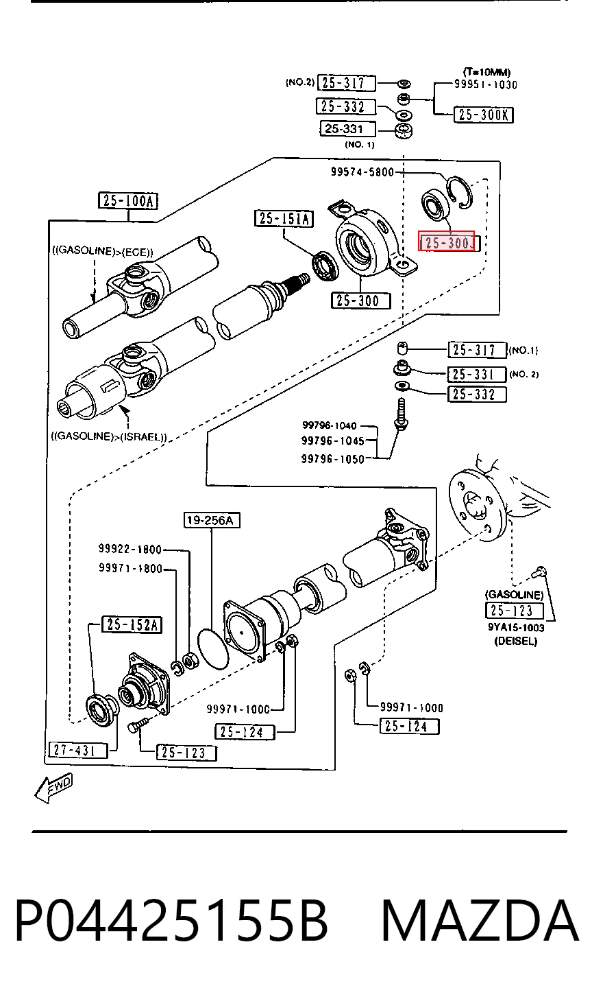 P04425155B Mazda