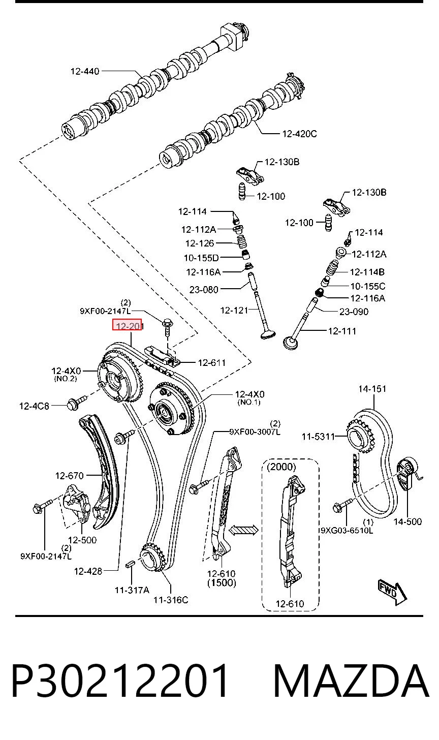 Comprar Cadena de distribución Mazda MX-5 IV ND a bajo precio