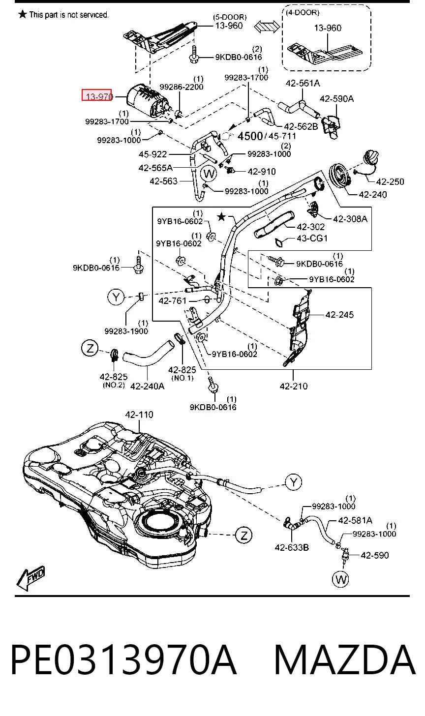 Comprar Absorbedor de vapores de combustible Mazda 6 GJ, GL a bajo precio