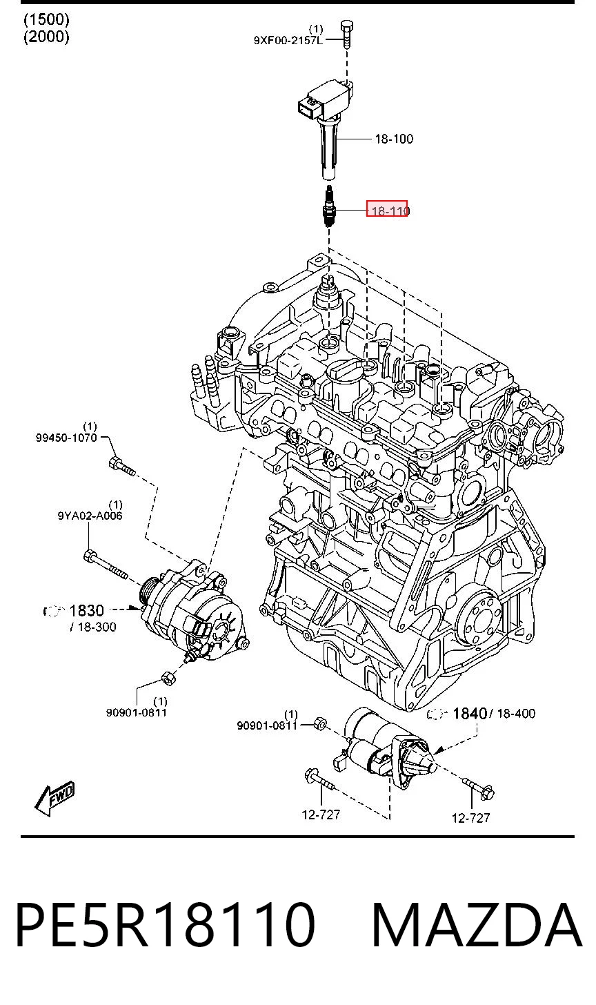 PE5R18110 Mazda