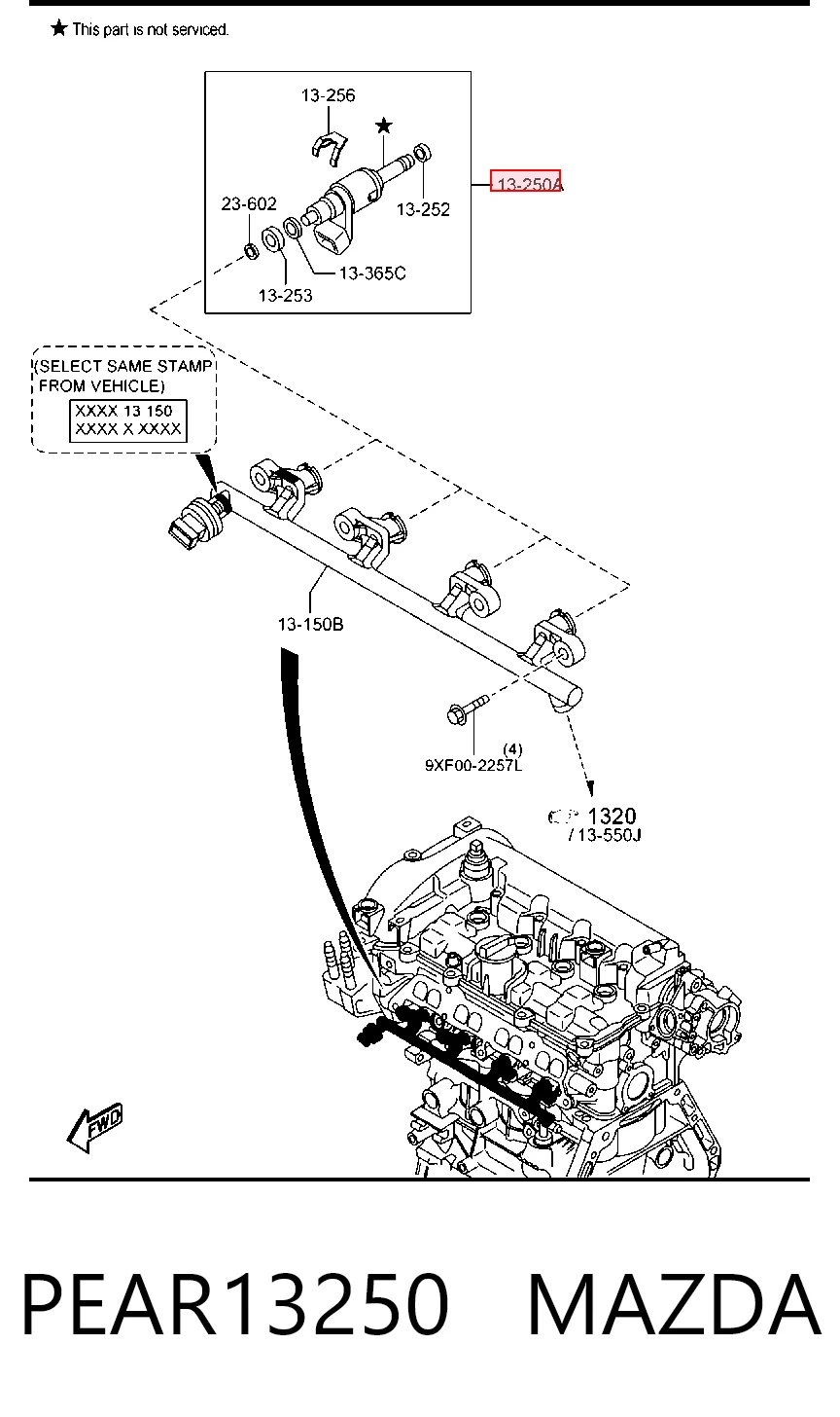 PEAR13250 Mazda