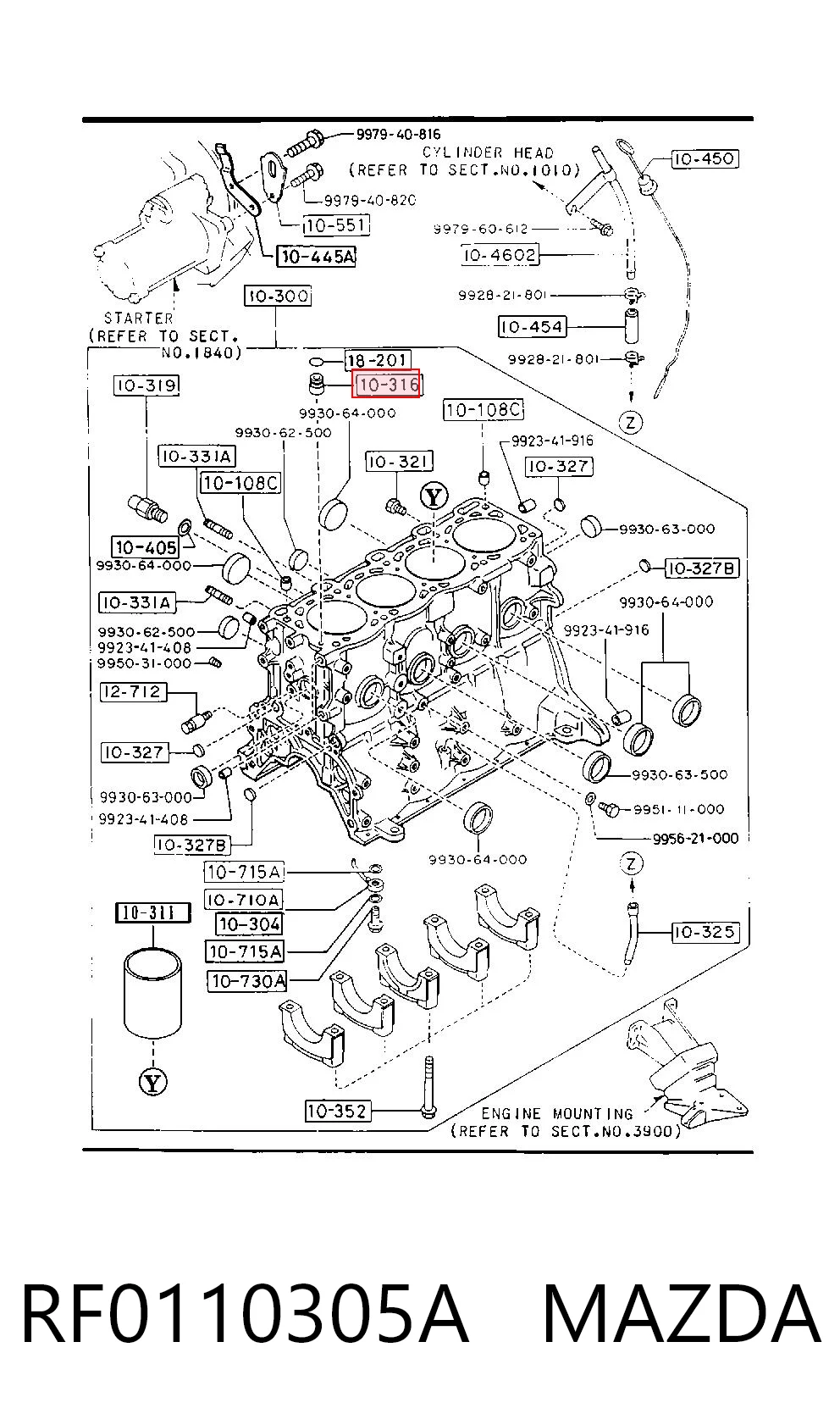 RF0110305A Mazda