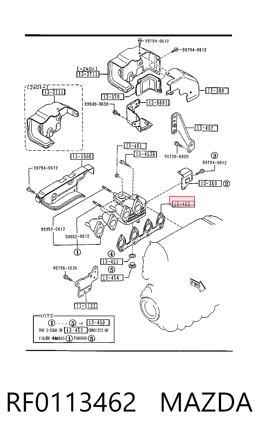 RF0113462 Mazda