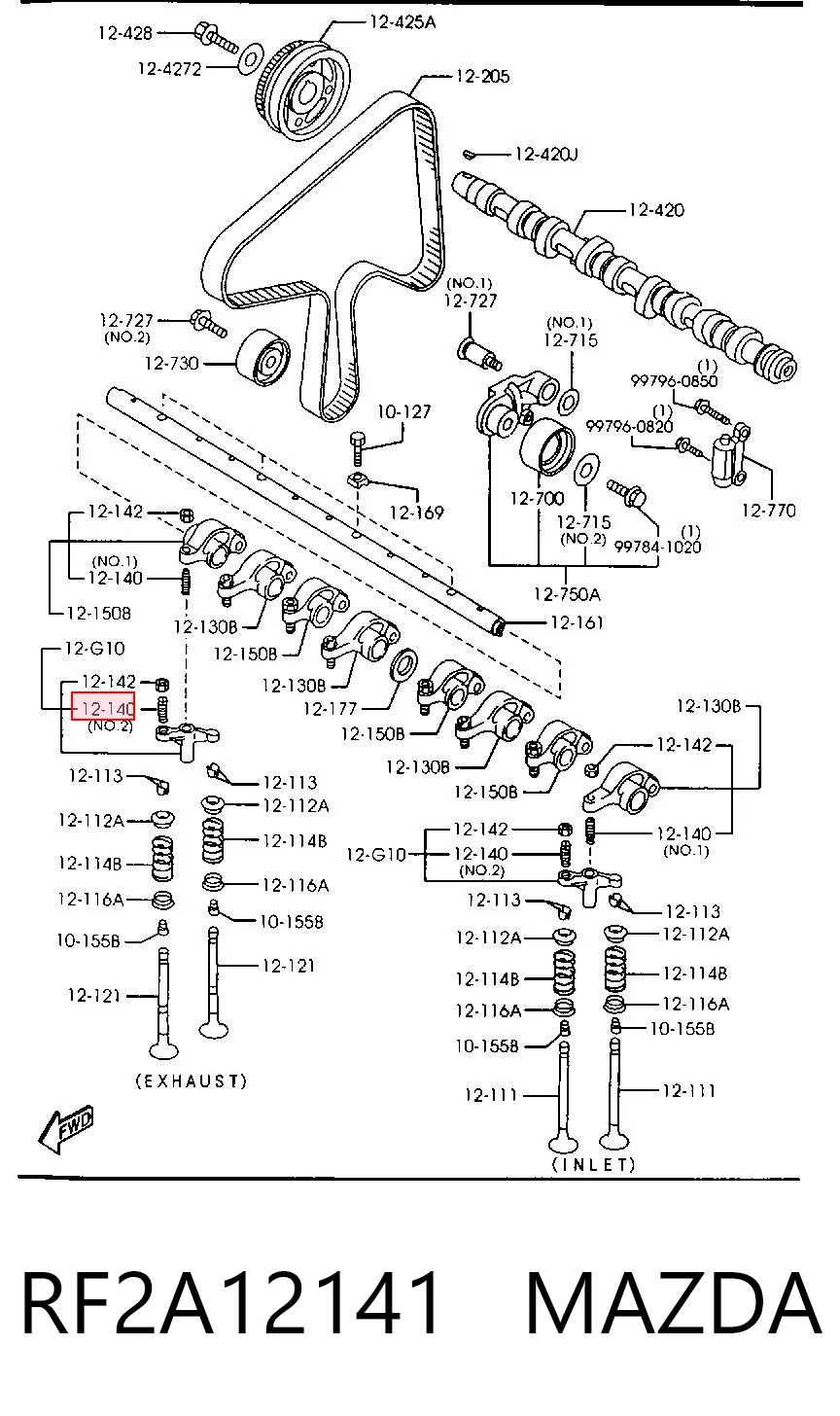 RF2A12141 MAZDA