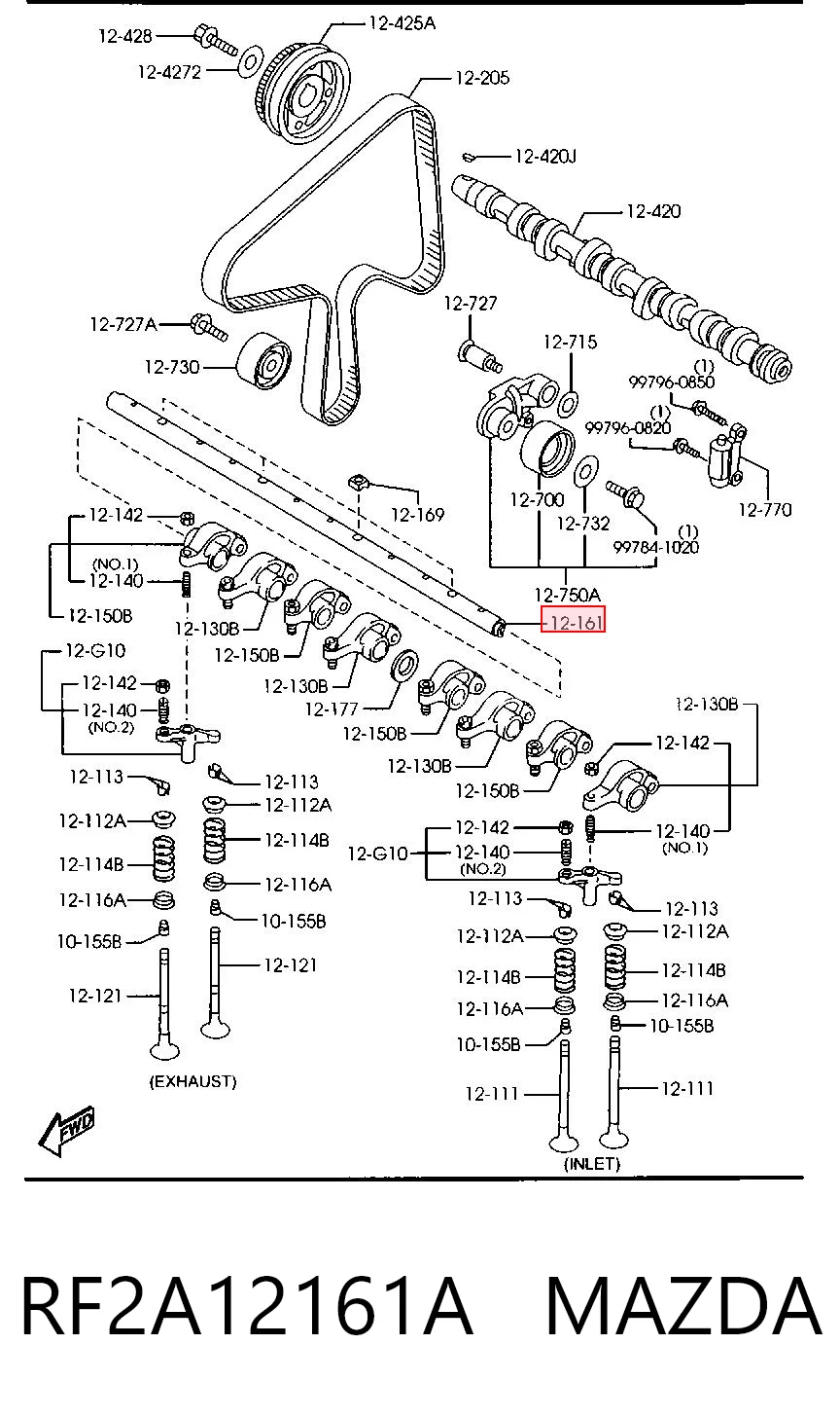RF2A12161A Mazda