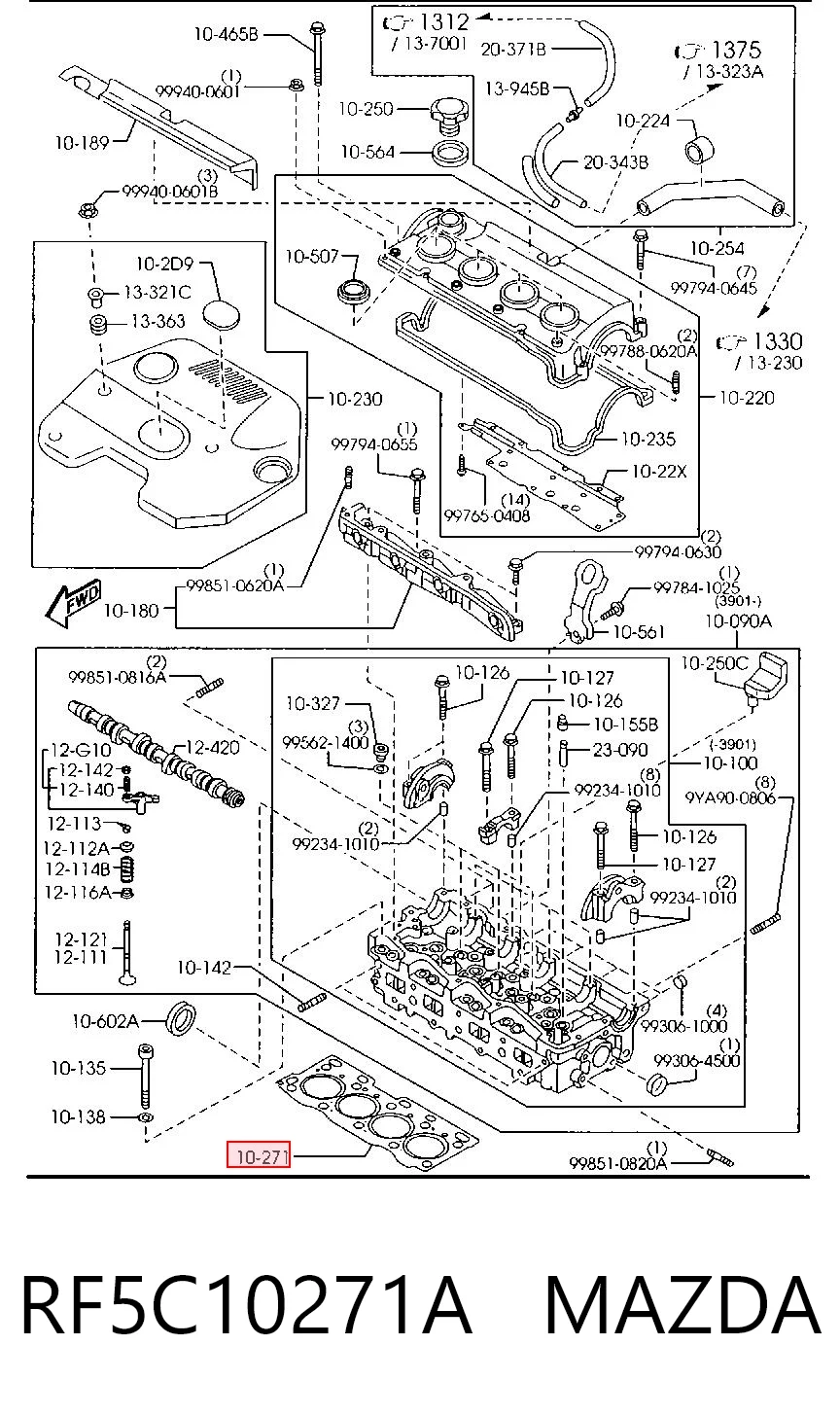 RF5C10271A Mazda