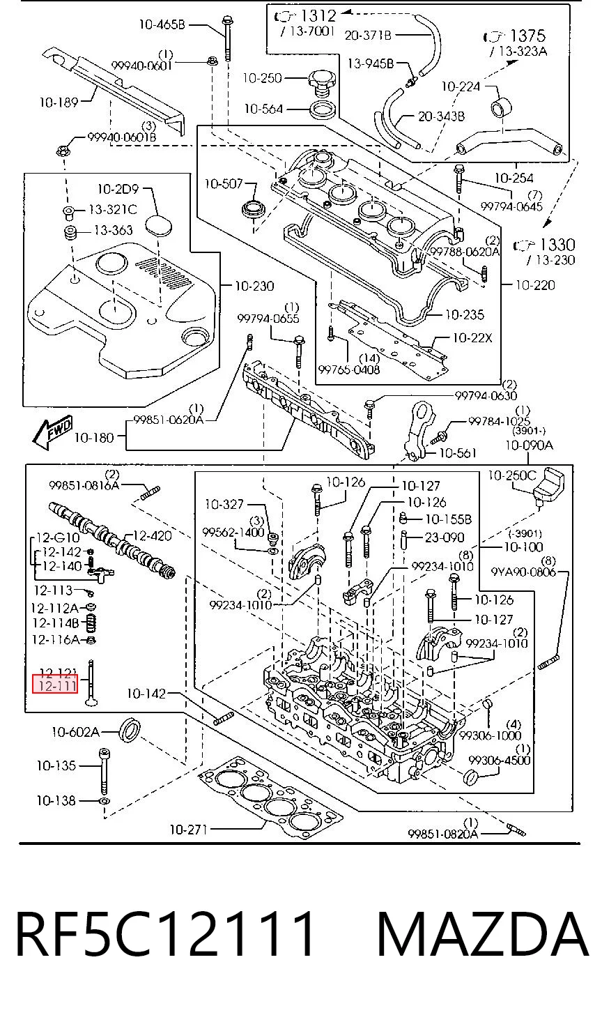 RF5C12111 Mazda