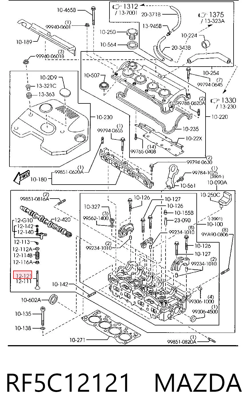 RF5C12121 Mazda