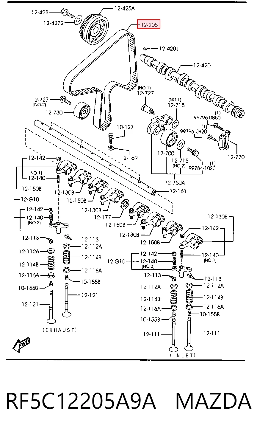 RF5C12205A9A Mazda