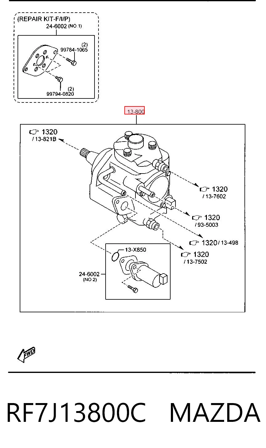 Bomba de alta presión de combustible Mazda 6 sedán (GG) (2002 - 2008) precio, desde 98,74 EUR