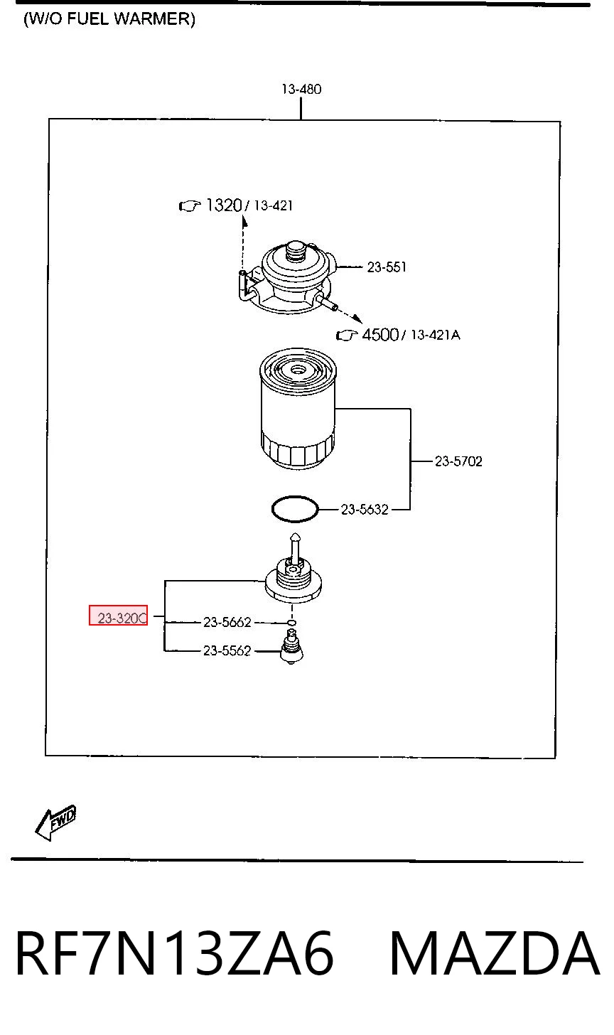 RF7N13ZA6 Mazda