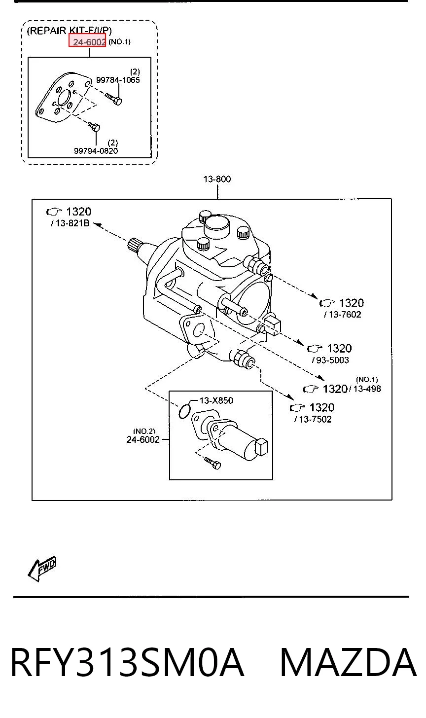 RFY313SM0A Mazda