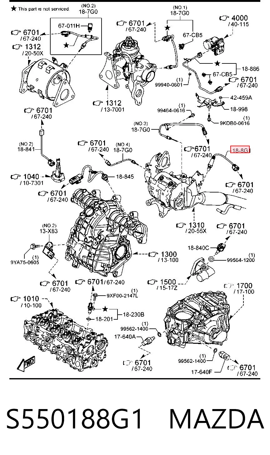 S550188G1 MAZDA