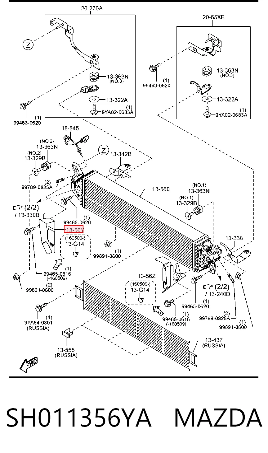 SH011356YA Mazda