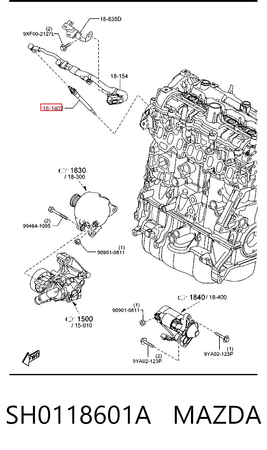 SH0118601A Mazda
