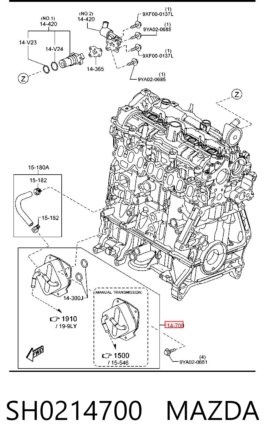 SH0214700 Mazda