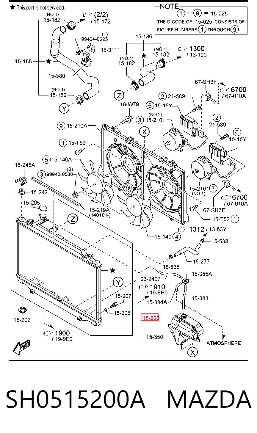 SH0515200A Mazda