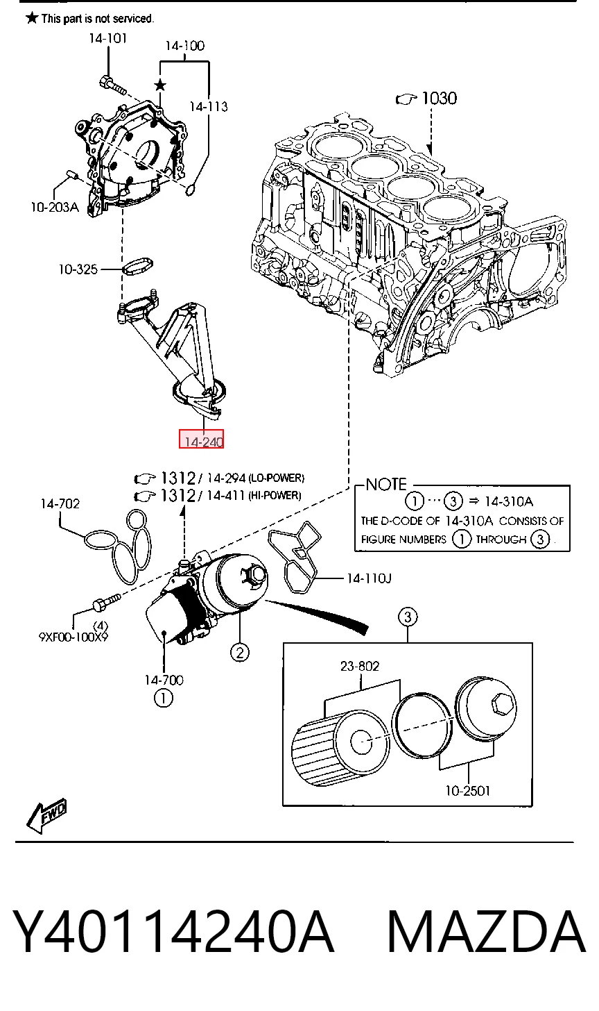 Tubo de aspiración de aceite Ford C-Max (2003-2007)