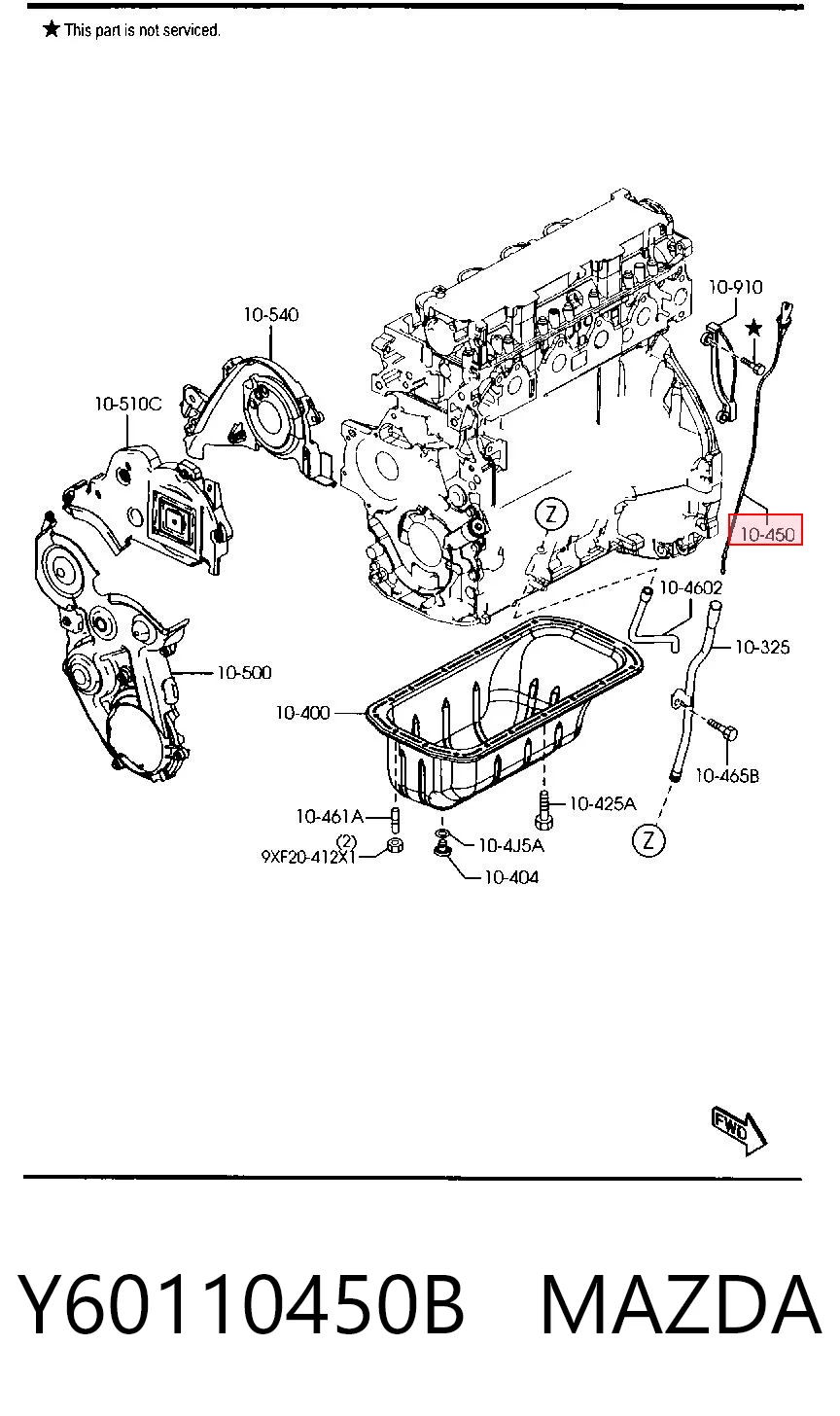 Medidor de aceite para Mazda 3  BK12